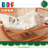贝多芬宠物/日本Necosekai实木猫吊床猫窝猫床猫沙发猫垫猫架包邮