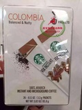 加拿大代购Starbucks星巴克哥伦比亚烘焙咖啡速溶咖啡便携装
