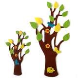 特价幼儿园墙壁教室DIY装饰品3D立体贴画无纺布挂饰大树小树组合