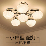 新款美式吸顶灯室内灯具吊顶灯小户型客厅灯现代简约家用次主卧室