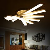 旋转造型LED吸顶灯创意个性 客厅灯具大气简约现代餐厅小卧室灯饰