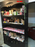 爆款欧式化妆品展示柜台包包展柜化妆品柜木质烤漆货架美容院货架