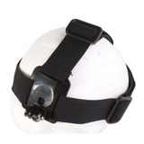 山狗gopro hero4/3+头套绑带固定头戴小蚁运动摄像机配件防滑头带