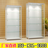苏州不锈钢钛铝合金透明玻璃展柜产品置物货架商品陈列展示柜定做