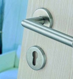 德国品牌现代室内门锁房门执手实木把手纯不锈钢门锁现代简约门锁