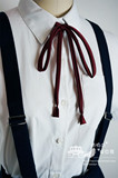 【NyanWu】JK制服日本高校方领尖领角襟女学生正统短袖白衬衫
