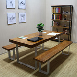 简约现代长桌会议桌电脑桌实木 办公桌 家具会议桌椅长条桌洽谈桌