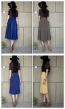 古着vintage精品日本产超美高腰复古气质半身裙