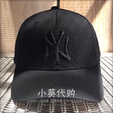 MLB韩国专柜正品代购 16新 NY洋基队字母刺绣全封鸭舌棒球帽