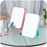 居家家 高清化妆镜子台式简易梳妆镜子 折叠便携方形公主镜化妆镜