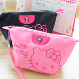 Hello Kitty可爱卡通创意手拿零钱包袋 KT猫多功能收纳包手提钱包