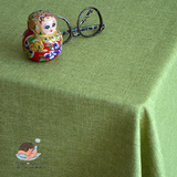 包邮尚班族可定制棉麻亚麻宜家北欧咖啡厅餐厅茶室桌布桌垫盖巾