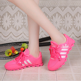 蘑菇街美丽说韩版英伦阿甘鞋网布气垫鞋女鞋休闲运动跑步鞋潮系带