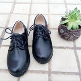 日系男女鞋学生尖头系带单鞋JK万用制服鞋 Cos鞋学校表演出黑皮鞋
