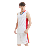 乔丹篮球服套装夏季透气V领背心球服两件套男款正品XNT2554901