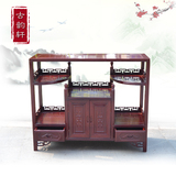 中式红木餐边柜小酒柜 非洲红花梨餐厅茶水柜玄关柜 红木小储物柜