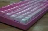 KEYCOOL/凯酷 104 定制 粉色喷漆 粉色渐变键帽 背光 机械键盘