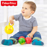 婴儿玩具套装3-6-12个月费雪玩具训练球捏捏叫球布球皮球触感球