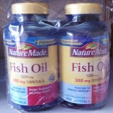 美国推荐Nature Made 深海鱼油1200毫克200粒（一瓶）