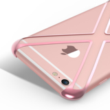 创意x型防摔苹果iphone6手机壳保护壳6S plus超薄简约透明套泳装