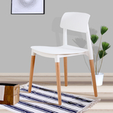 才子椅休闲时尚欧式简约餐椅租赁餐厅椅现代家用办公实木凳塑料椅