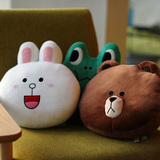 【现货】韩国正品 Line Friends 布朗 可妮 公仔玩偶 抱枕/靠垫