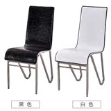 现代简约餐椅 白色 时尚家用 洽谈酒店餐椅靠背椅子铁艺