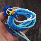 通用糖果色可爱动物耳机线数据线充电线保护套绕线器保护绳弹簧线