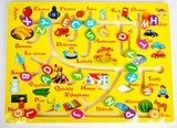 益智木质玩具 轨道找位迷宫 3－6岁儿童多款可选 幼儿园桌面玩具