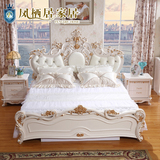 欧式婚床板木皮床双人储物床液压高箱床卧室家具公主床1.8米1.5米