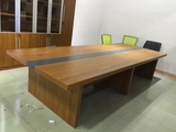 新款金柚木会议桌 2米~3.6米简约会议桌 3.2米现代时尚会议桌FH61