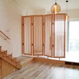 简约欧式实木屏风隔断时尚客厅现代中式卧室折屏折叠玄关移动定制