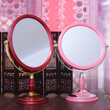 结婚镜子化妆镜台式双面便携镜折叠大梳妆镜结婚礼物镜子婚庆用品
