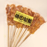日本进口零食小吃 特产 藤田制菓沙爹海鲜系列原味24支鱼串片130g
