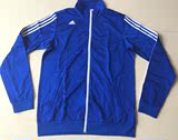 Adidas阿迪达斯 男款运动茄克长袖外套蓝色AO0778现货