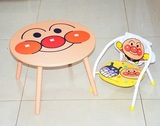 日本面包超人圆桌原厂定制版儿童书桌餐桌桌子面超椅子叫叫椅凳子