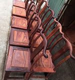 【专业定做】缅甸红酸枝座椅 经典红木家具凳子矮凳靠椅