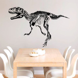恐龙化石剪影卧室客厅玄关书房装饰个性创意艺术墙贴画