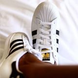 <现货> Adidas Superstar 贝壳头 金标 三叶草 男女鞋板鞋C77124