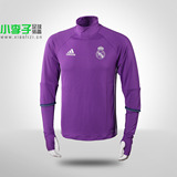 小李子:专柜正品Adidas 16-17皇马足球训练卫衣 秋冬款套头衫
