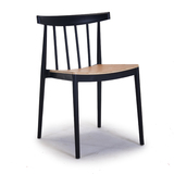 宜家现代简约休闲塑料餐椅 餐厅洽谈椅子书桌椅白色咖啡厅桌椅