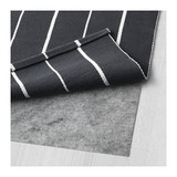 专业宜家代购索夫登平织地毯黑色白色长条地毯和小号地毯三冠信誉