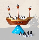 儿童益智平衡企鹅海盗船桌面游戏启蒙互动玩具亲子互动多人小游戏