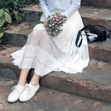 【魅典幻镜】原创自制春装新品气质纯美蕾丝纱裙白裙子唯美长裙