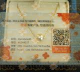 【小白代购】Mikimoto御木本黄金淡金色中空活动珍珠可调长短项链
