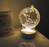 生日礼物3D视觉立体灯 led个性创意装饰礼品小台灯小夜灯 床头灯