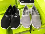 华美小铺 美国代购正品 adidas 阿迪达斯 NEO一脚蹬透气网面女鞋