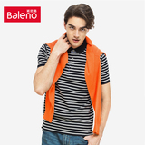 Baleno/班尼路男装短袖 商务休闲条纹polo衫 时尚翻领夏装保罗衫