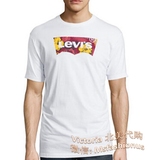【美国代购直邮】Levi's/李维斯logo纯棉男 圆领T恤 包税拼邮