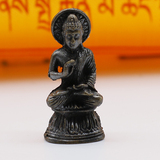 佛教用品阿弥陀佛像摆件尼泊尔纯铜随身佛神像口袋佛可装嘎乌擦擦